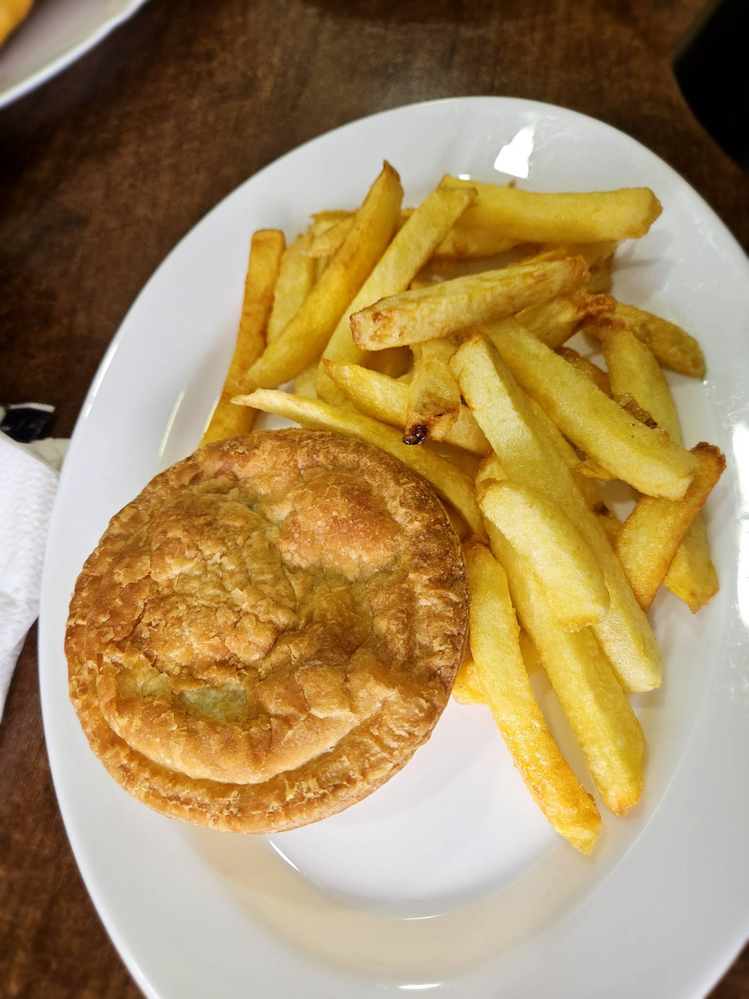 Delicious fish and chips platter